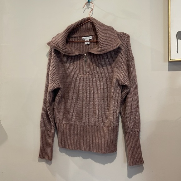 Cupcakes & Cashmere Crew Neck Sweater Brown Size small - Picture 10 of 12